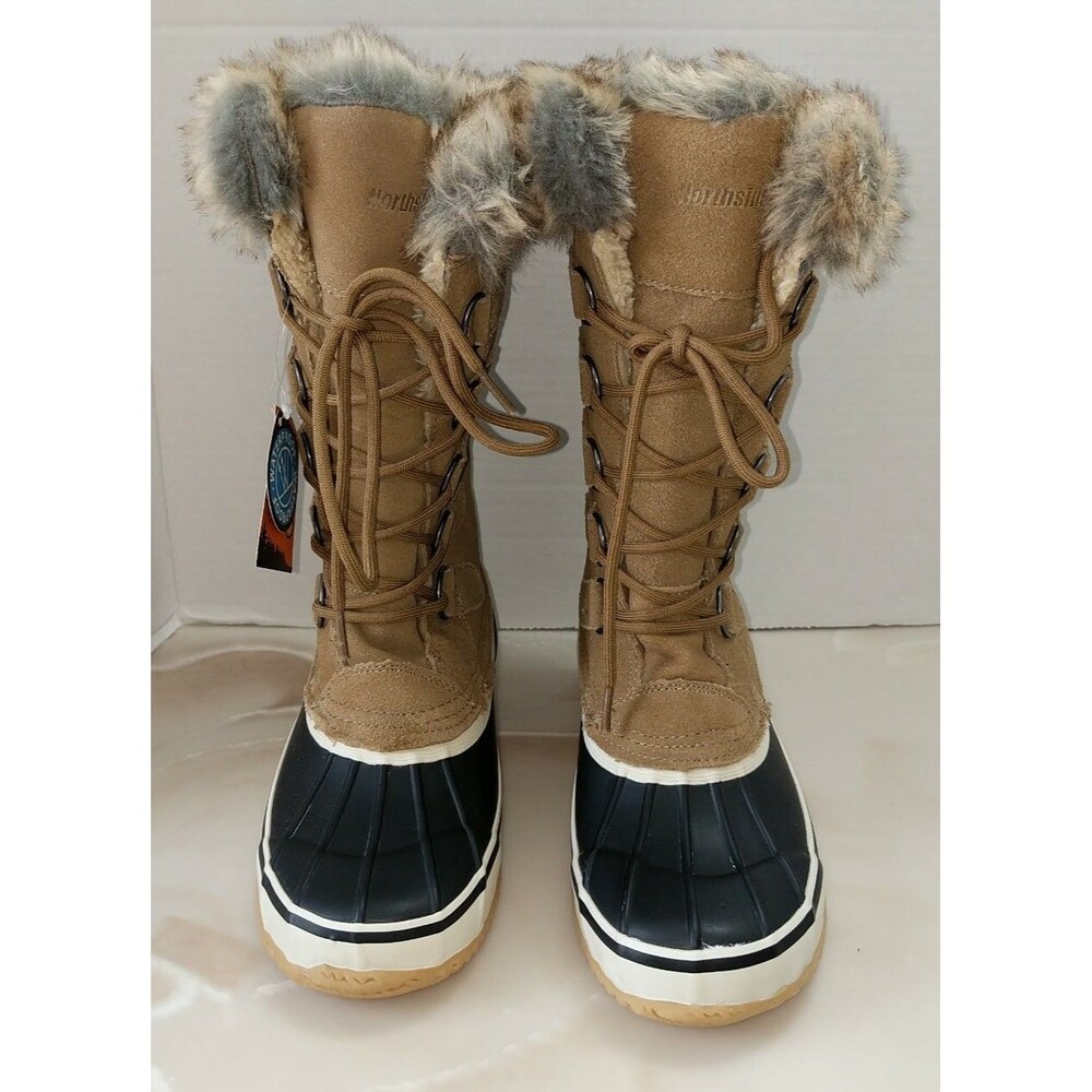 Northside Kathmandu Honey brown Snow Boots Women Size 7 US